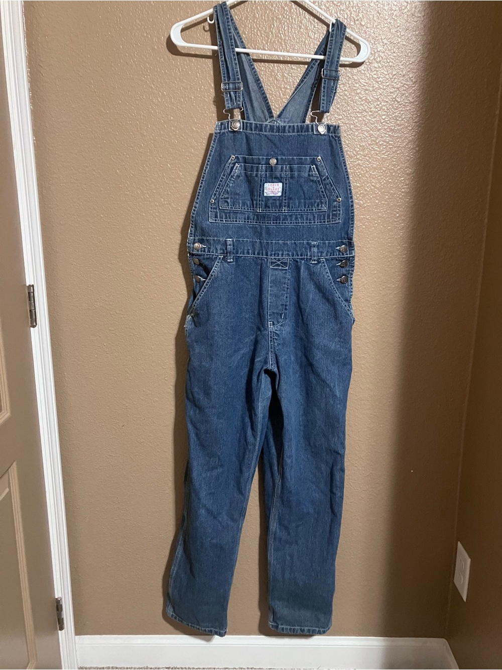 Classic Blue Denim Overalls Jumpsuit